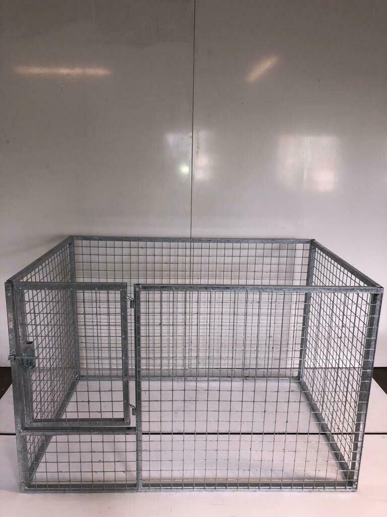 GALVANISED MESH PUPPY PEN