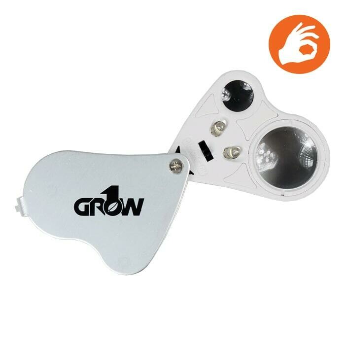 Grow1 Illuminated Double Loupe Microscope 30x, 60x