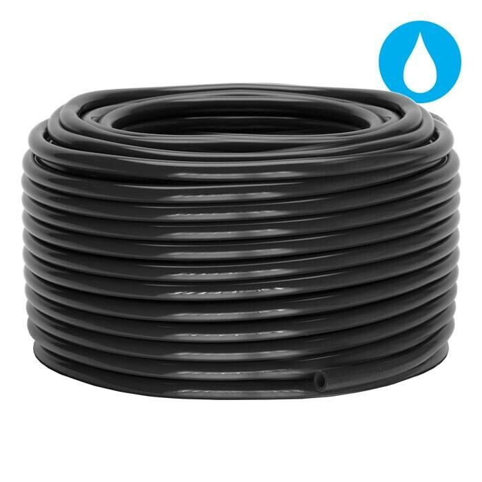 Hydro Flow Food Grade Tubing Black Vinyl Tube by the foot 100 foot 1/4