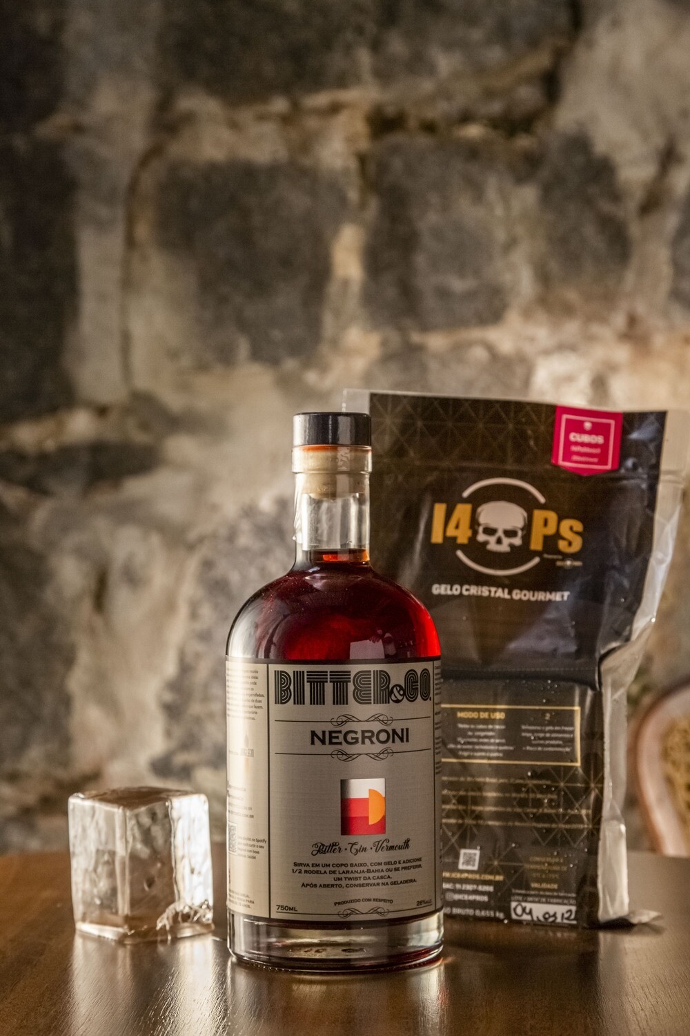 FRETE GRÁTIS Negroni Bitter&Co. + 8 cubos Gelo Gourmet