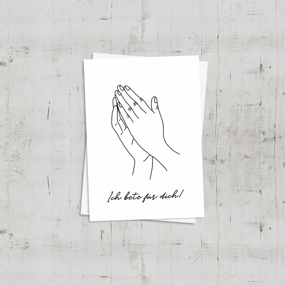 Karte "Ich bete für dich"