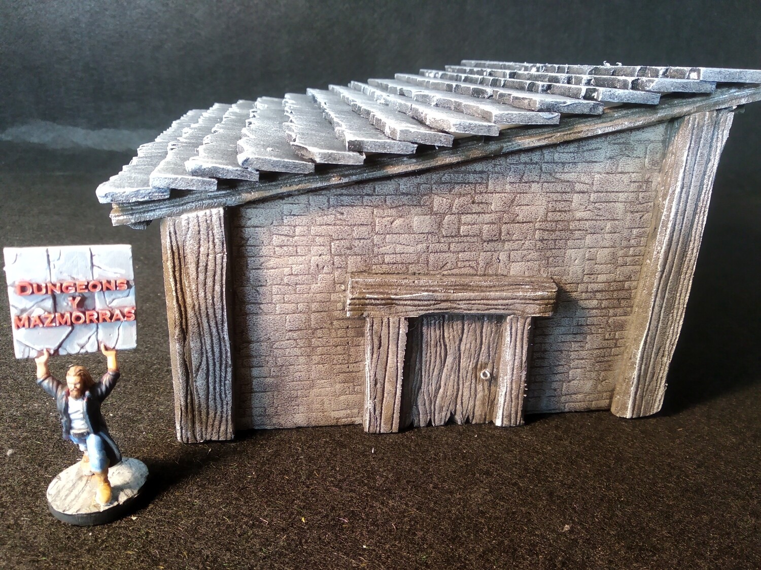 Casa de piedra y madera