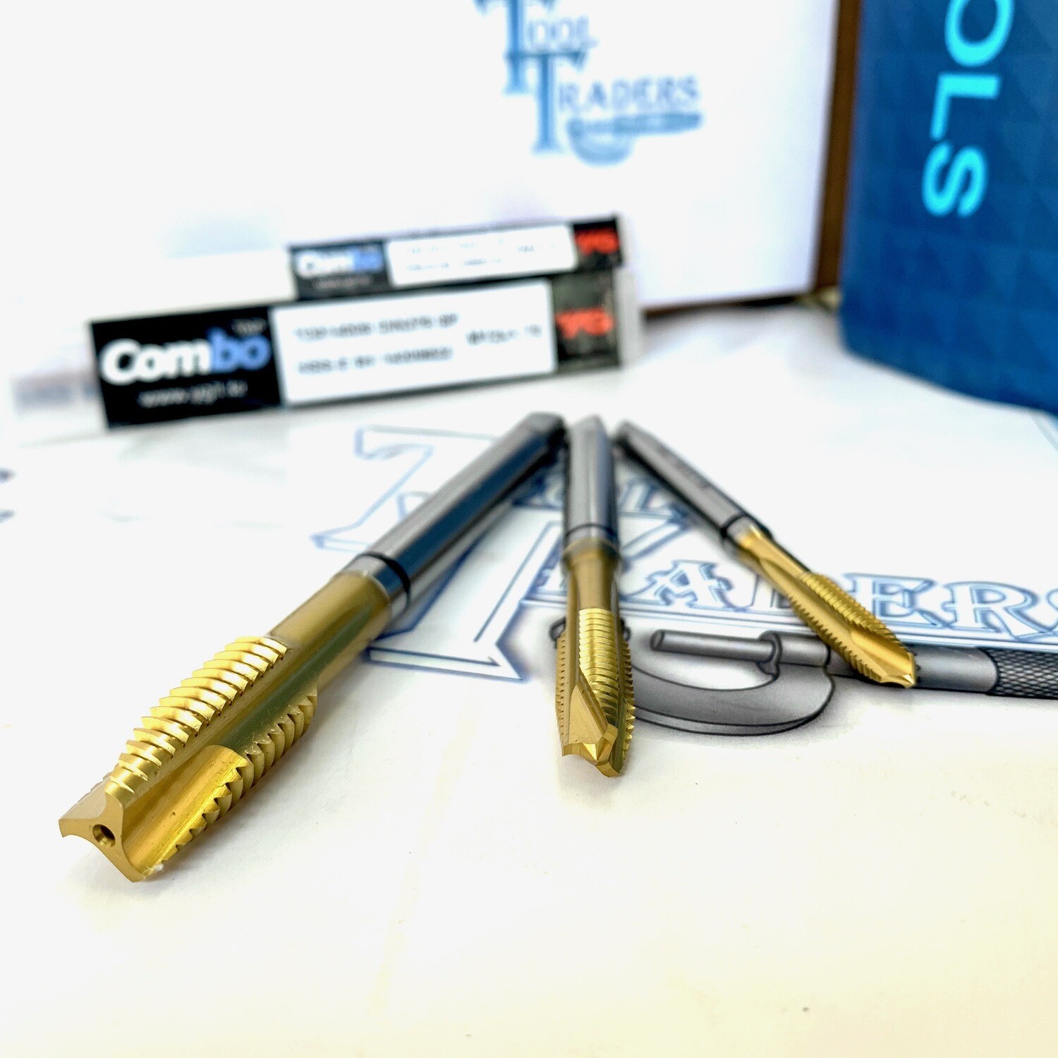 YG1 TD814 HSSE COMBO DIN371 GUN POINT TAP TiN COATINGHSSE COMBO