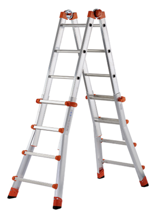 Scala A Libretto VEVOR Alluminio Estensibile 335 Cm - Portatile Per Camper, Casa E Lavoro - Foto 3