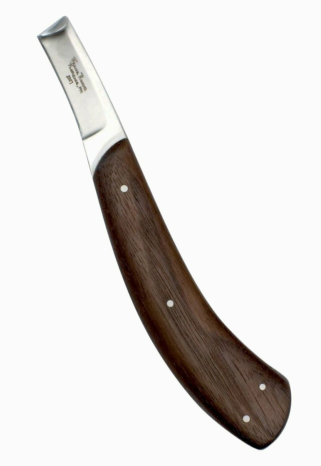 Ringel Straight Blade Hoof Knife Wood / Elk Handle