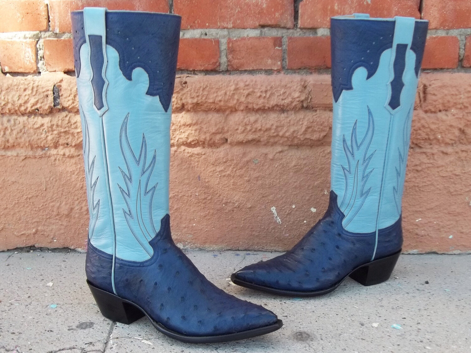 Blu Royale Ostrich Boots Store CABOOTS