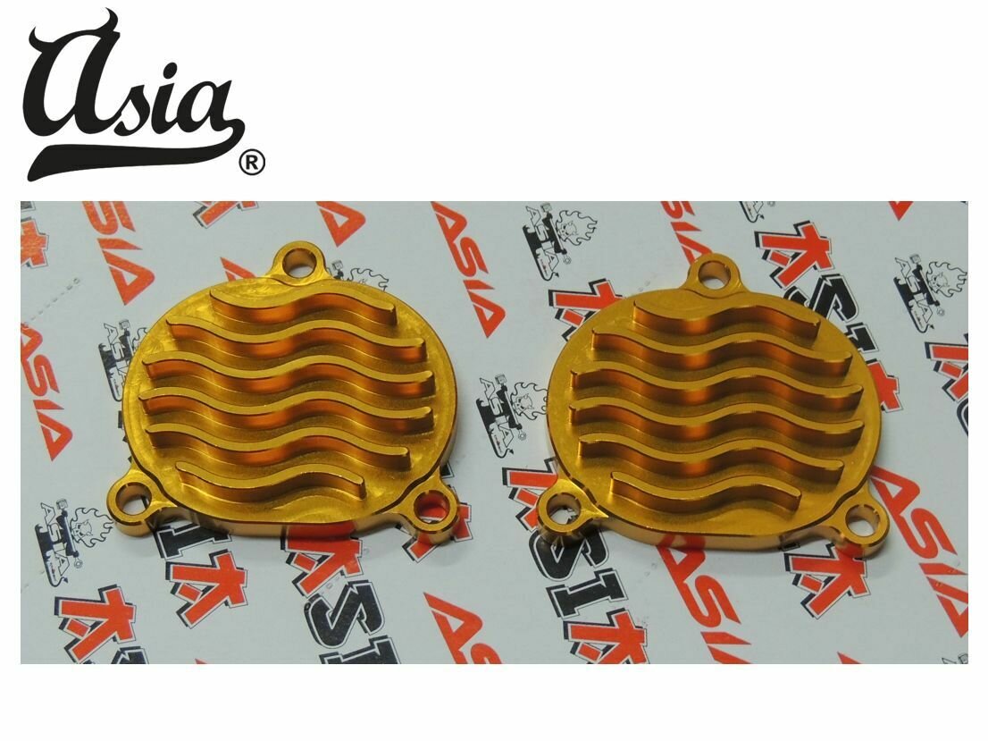 VALVE COVER ( YELLOW ) MIO 4V 2PCS 1SET