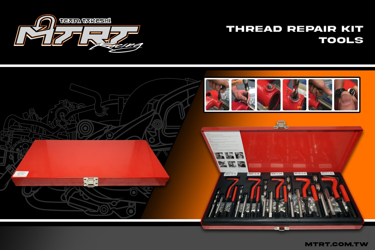 THREAD REPAIR KIT TOOLS