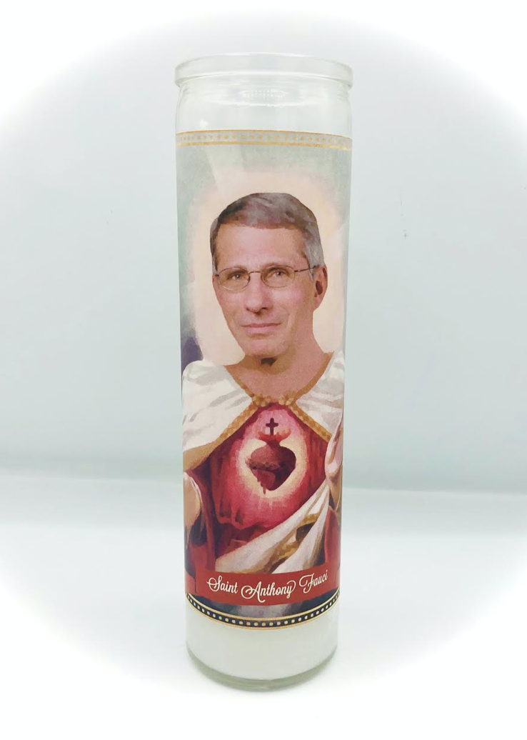 Anthony Fauci Devotional Prayer Saint Candle