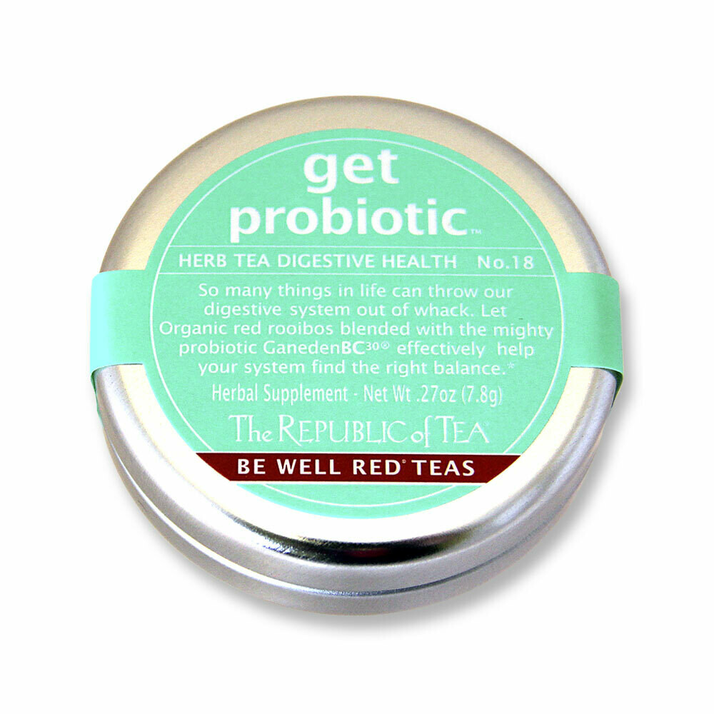 The Republic of Tea GET PROBIOTIC Traveler Tin