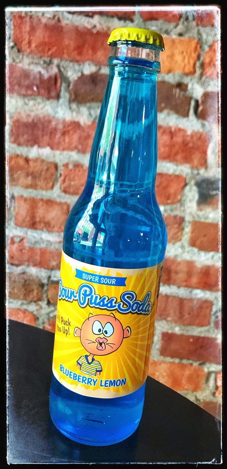 Sour Puss Soda Blueberry Lemon