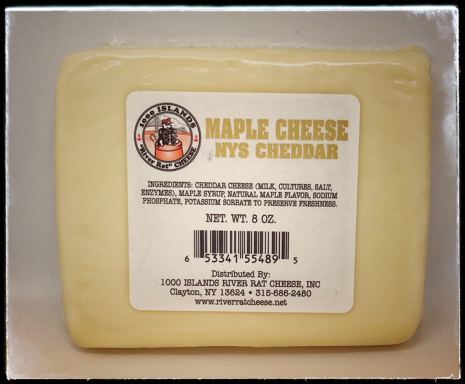 River Rat Maple Cheddar Cheese