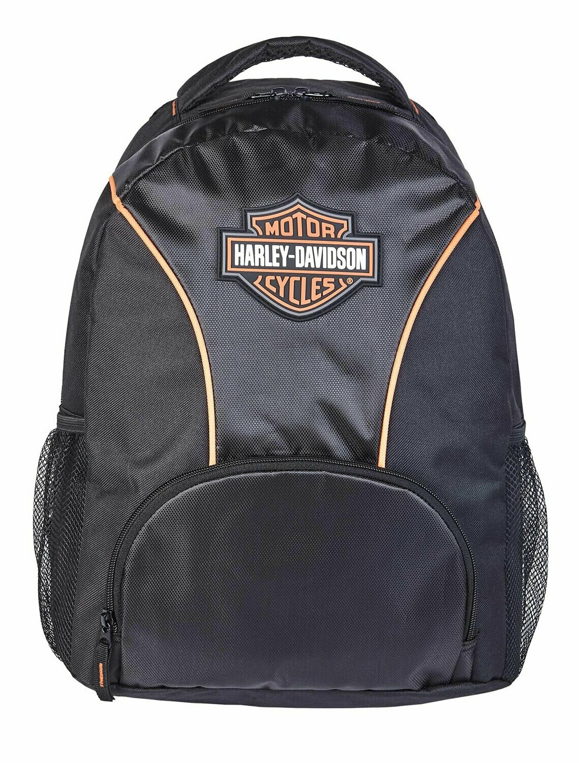 HarleyDavidson B&S Logo Black Polyester Backpack