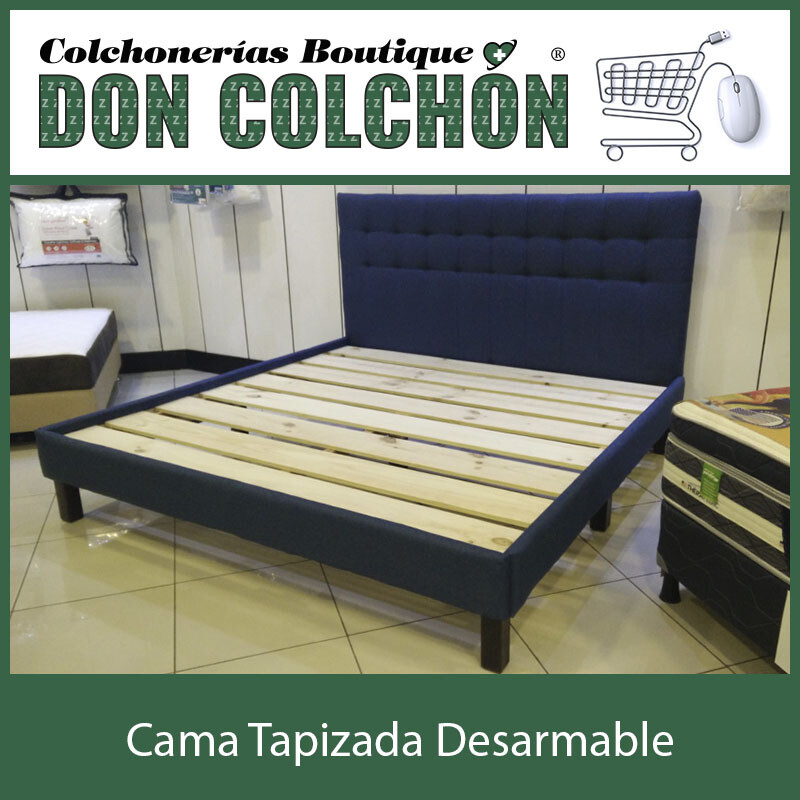 CAMA QUEEN TAPIZADA