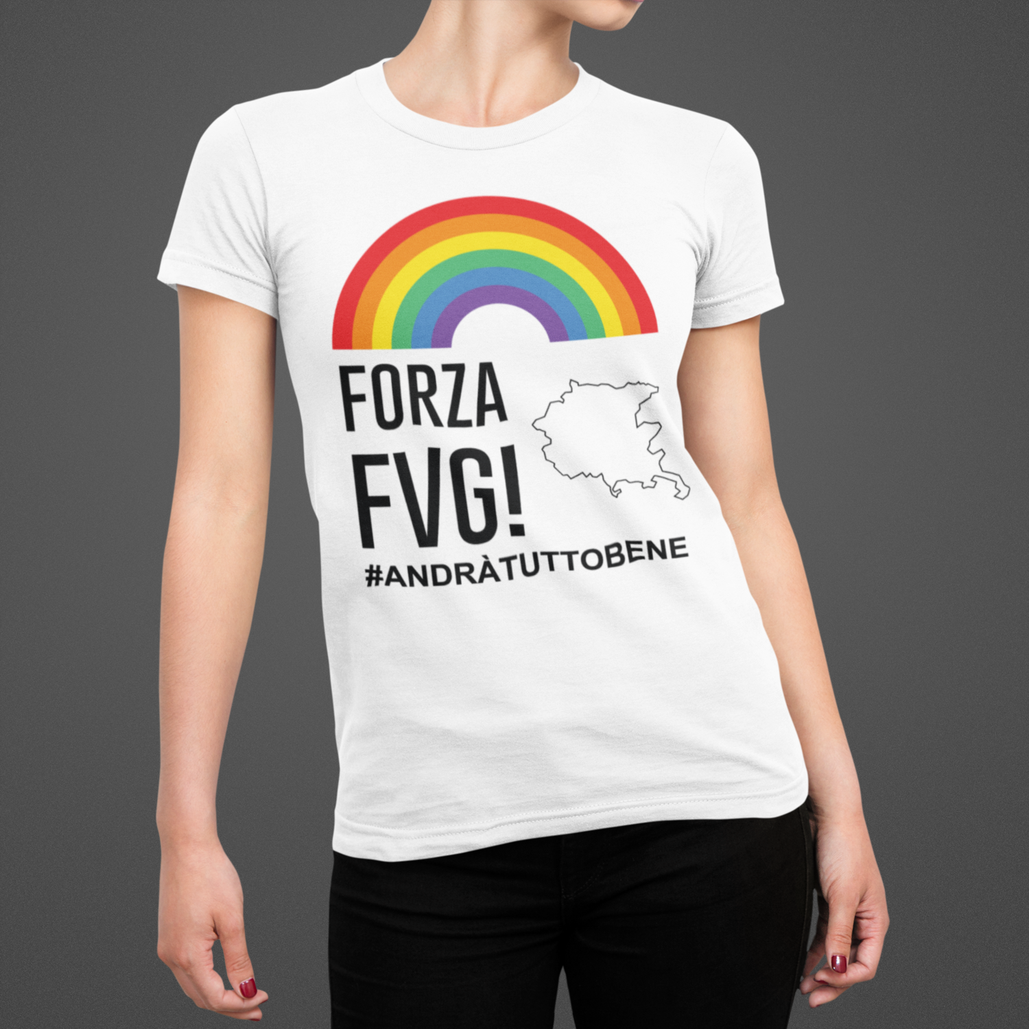 Tshirt Donna Forza Italia ver.1