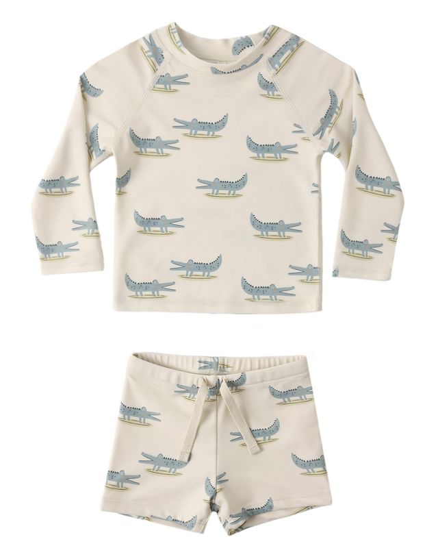 Boys Rashguard Set || Alligators