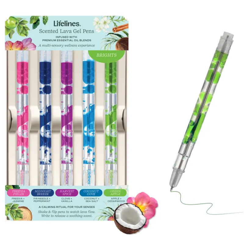 Scented Lava Pen Set - 5-Pack (Brights)