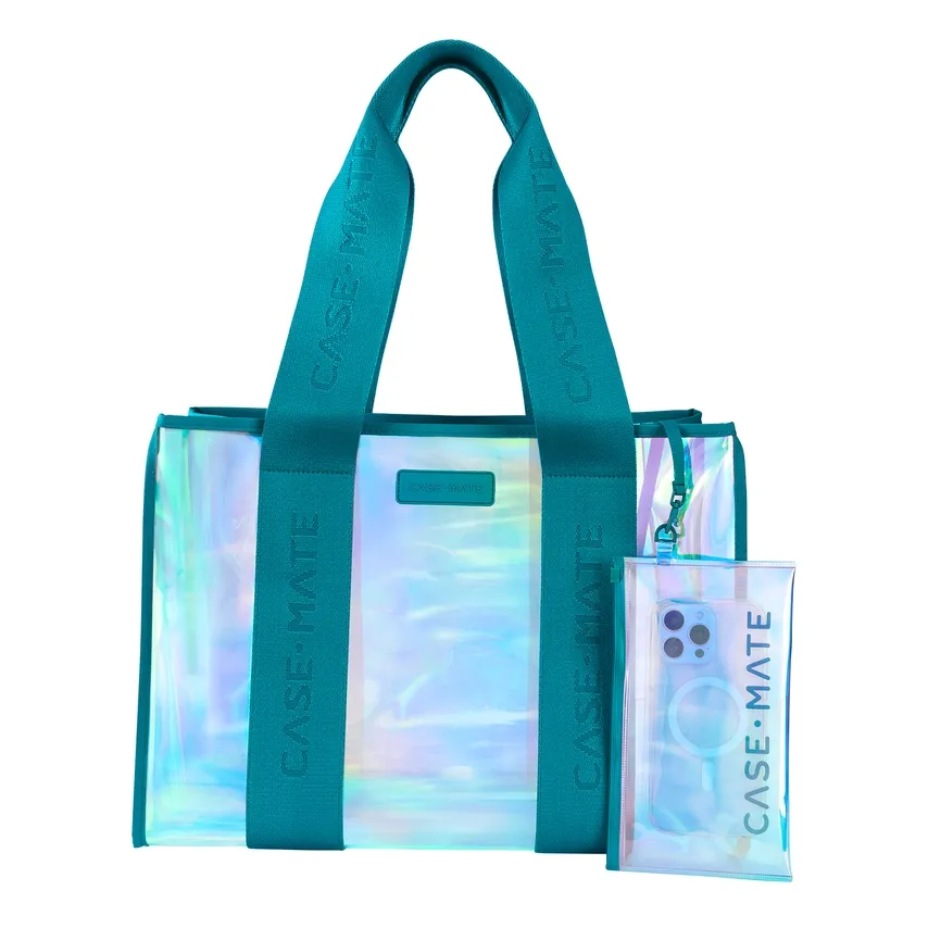 Case-Mate Emerald Blue Soap Bubble Jelly Tote Bag