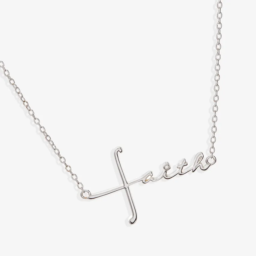 Faith Necklace Silver