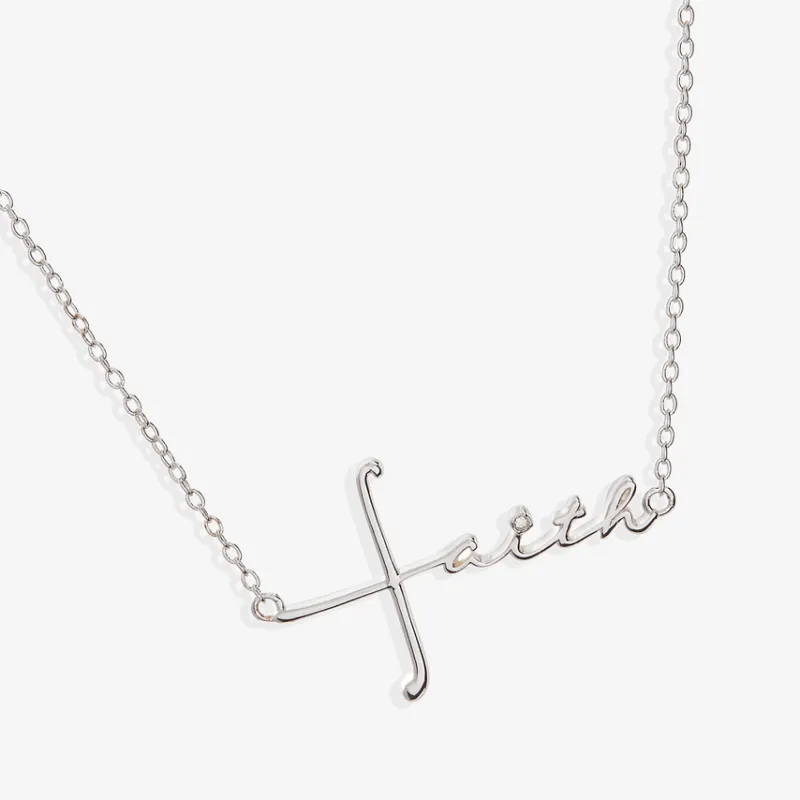Faith Necklace Silver