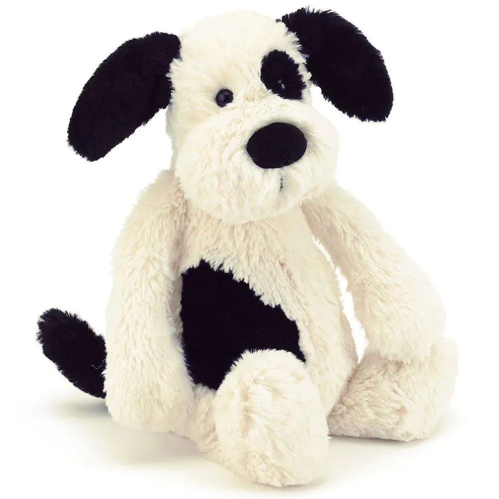 Bashful Rufferty Black &amp; Cream Puppy Original