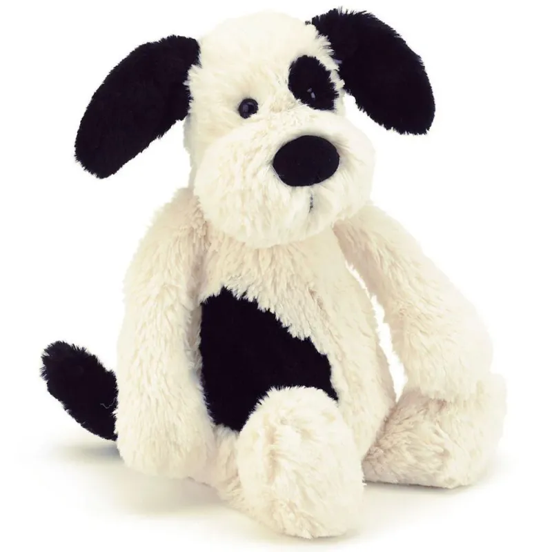 Bashful Rufferty Black &amp; Cream Puppy Original