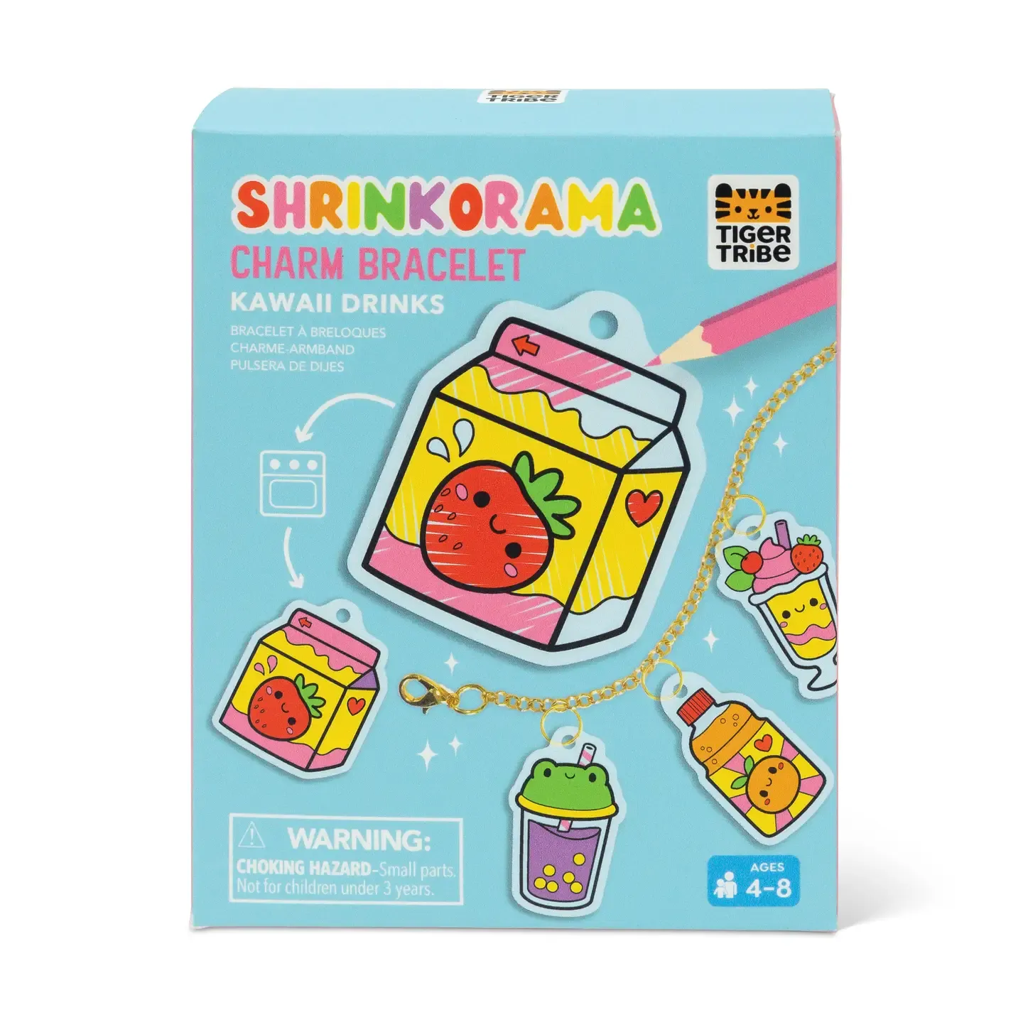 Shrinkorama Charm Bracelet Kawaii 