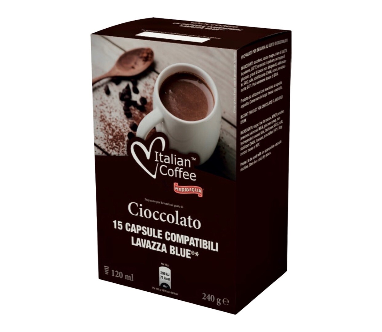 Italian Blue Hot Chocolate x15 капсули