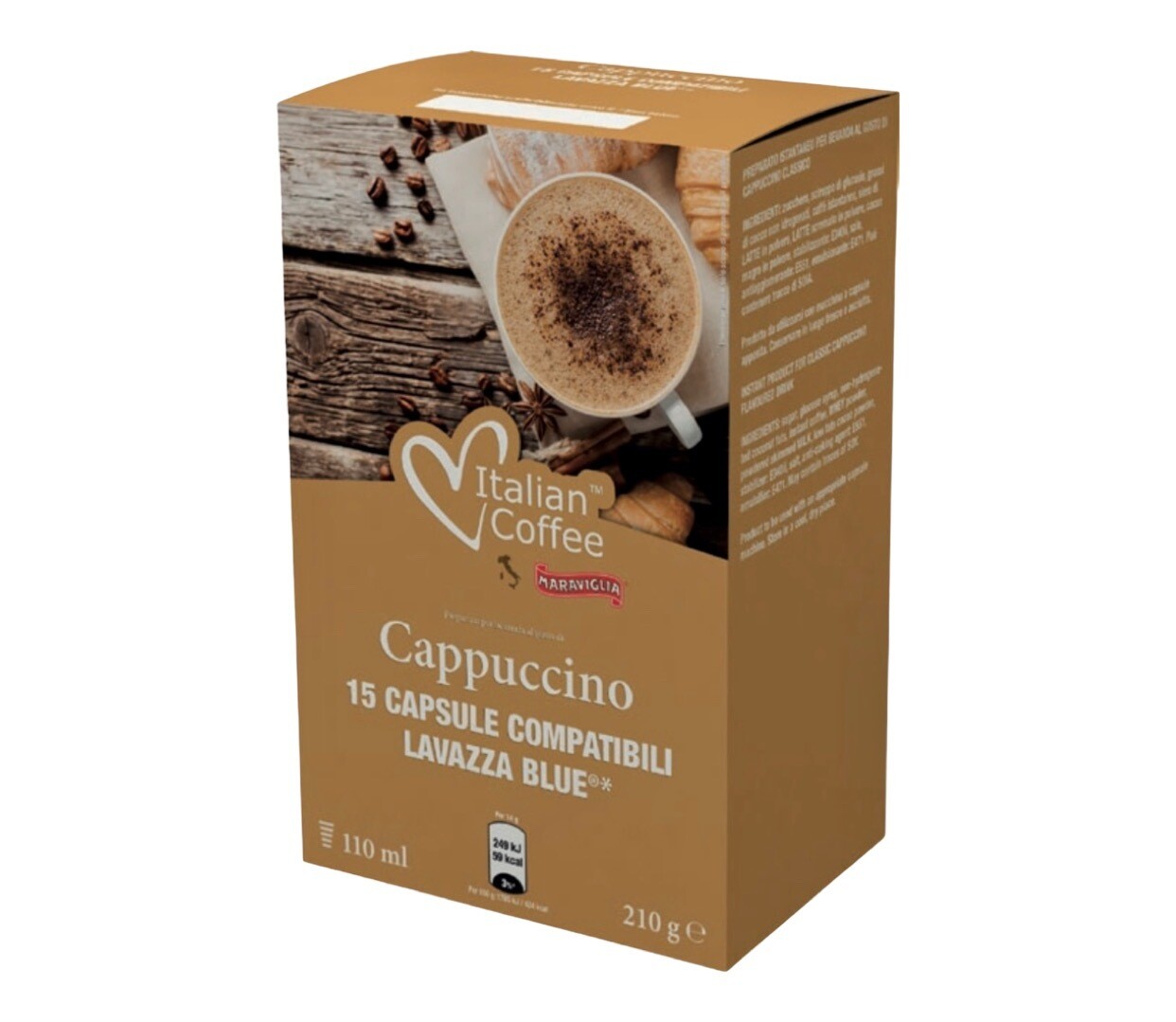 Italian Coffee*comp.Lavazza Blue Cappuccino x15 капсули