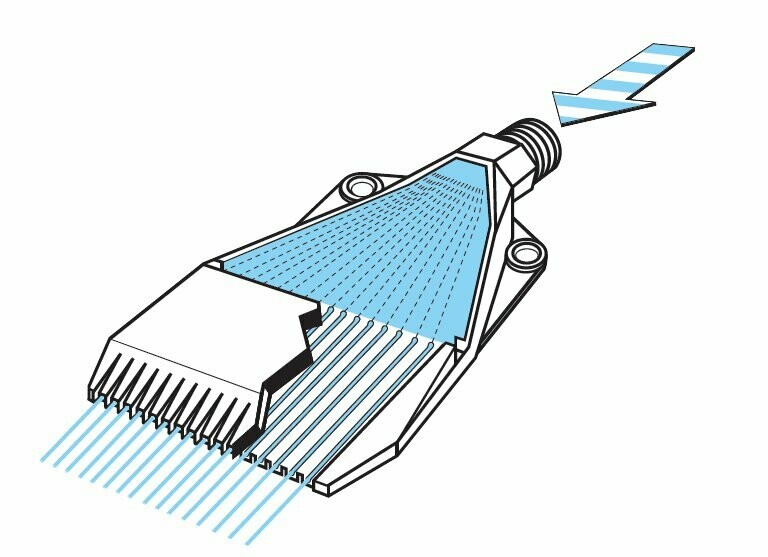 Air knife nozzles (Flat fan air blowing nozzles)