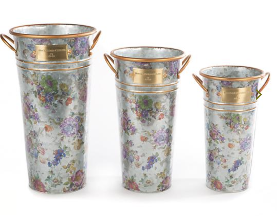 Flower Market Buckets Set of 3