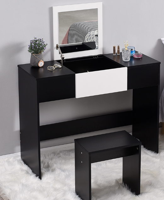Modern Dressing Table Furniture With Lift Up Mirror