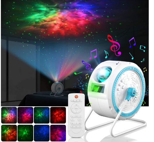 Star Light Projector, Galaxy Projector with Color Changing Music Player