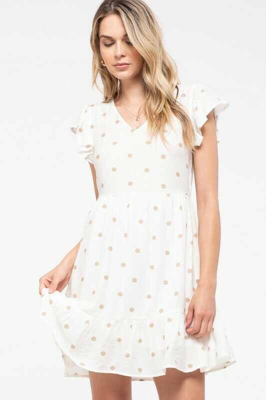Polka Dot Baby Doll Dress
