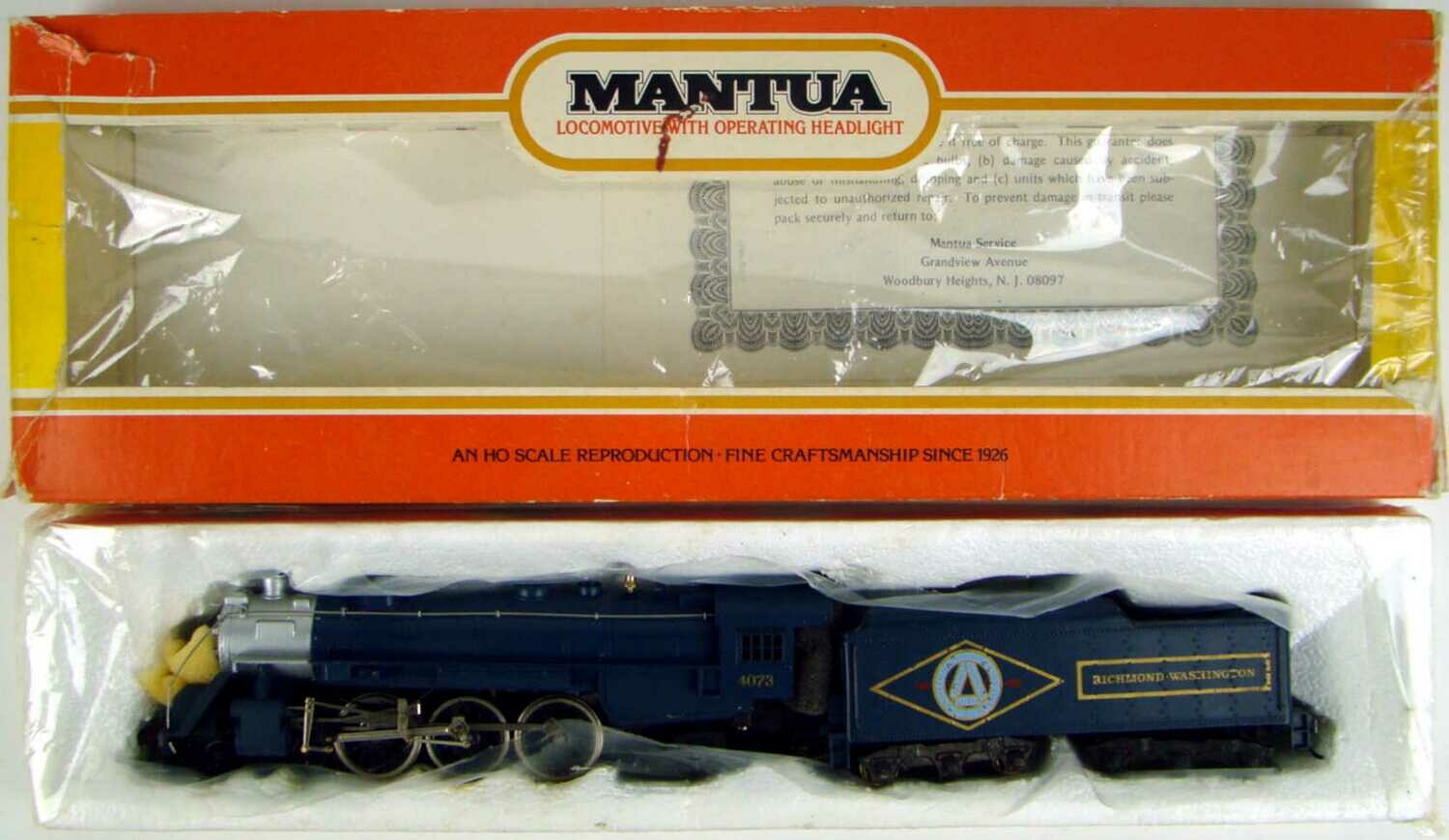 Mantua 31146 Richmond Fredricksburg & Potomac 462 Pacific