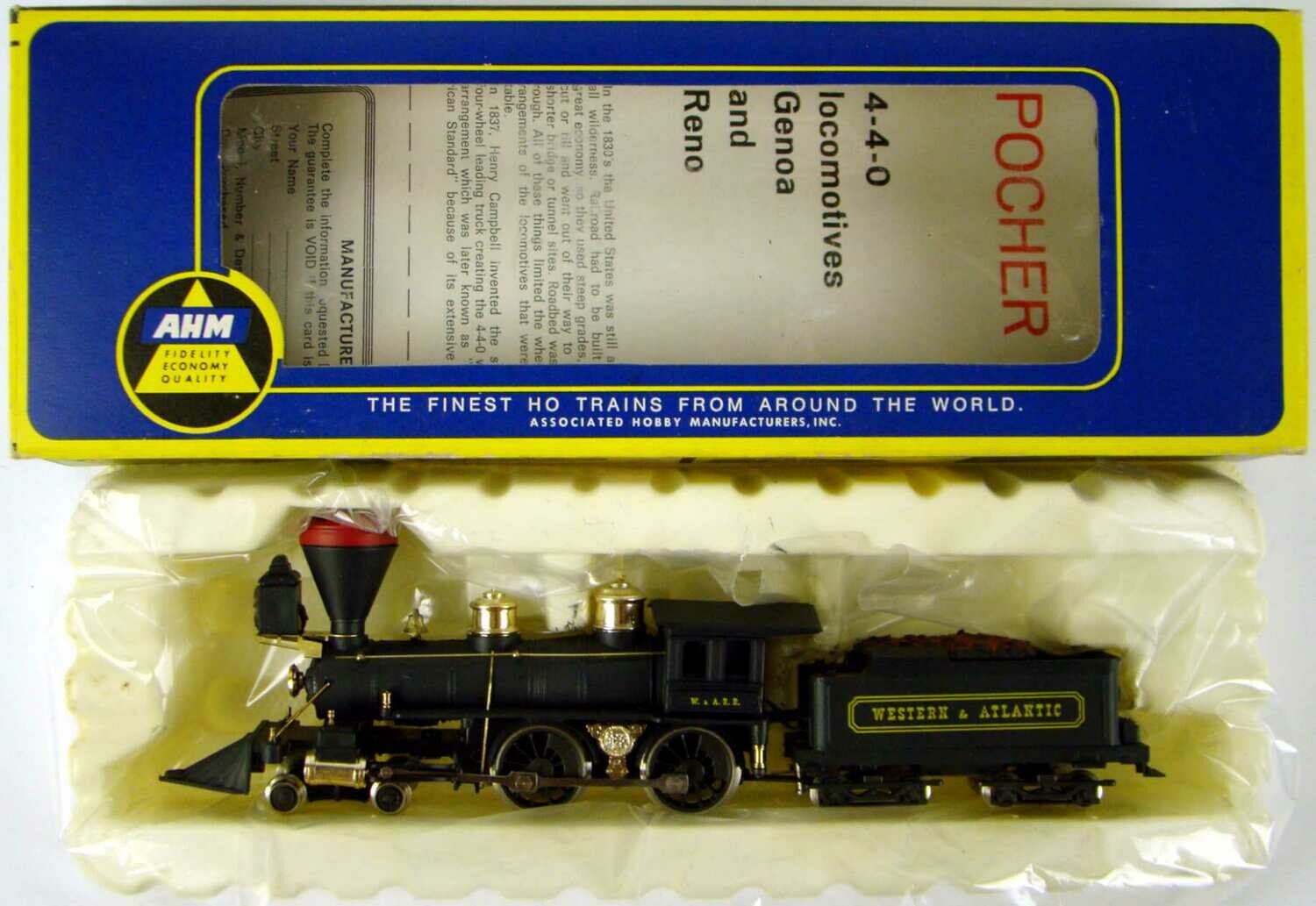 AHM5068 W&ARR 440 Genoa American Standard HO Scale