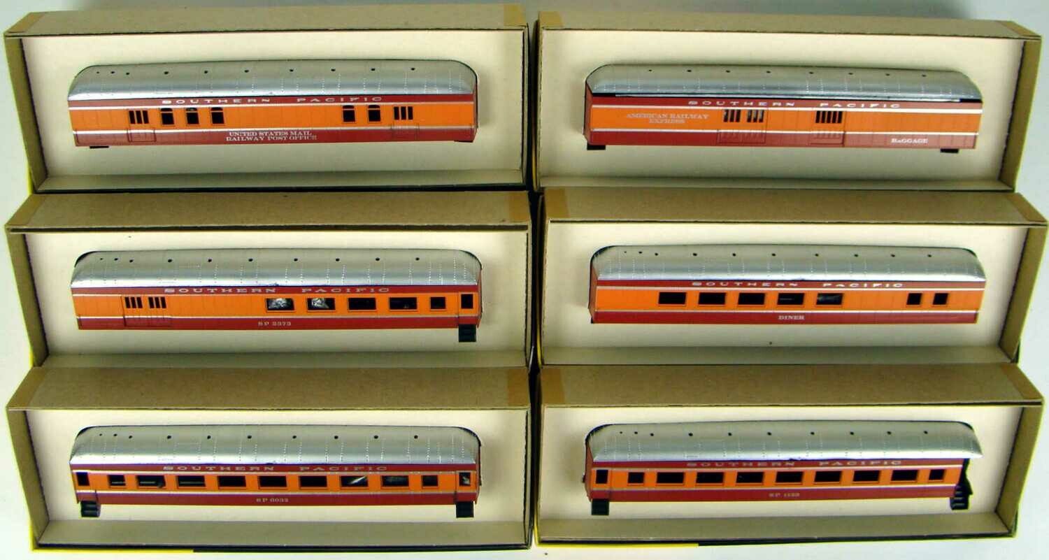 Vintage Roundhouse RH59816001 6 Car SP 60' Harriman ArchRoof Kit Set