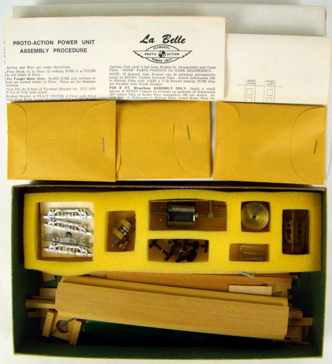 LaBelle HO85 Limited Run "Once Only" Powered D&RGW Gasoline Rail Motor