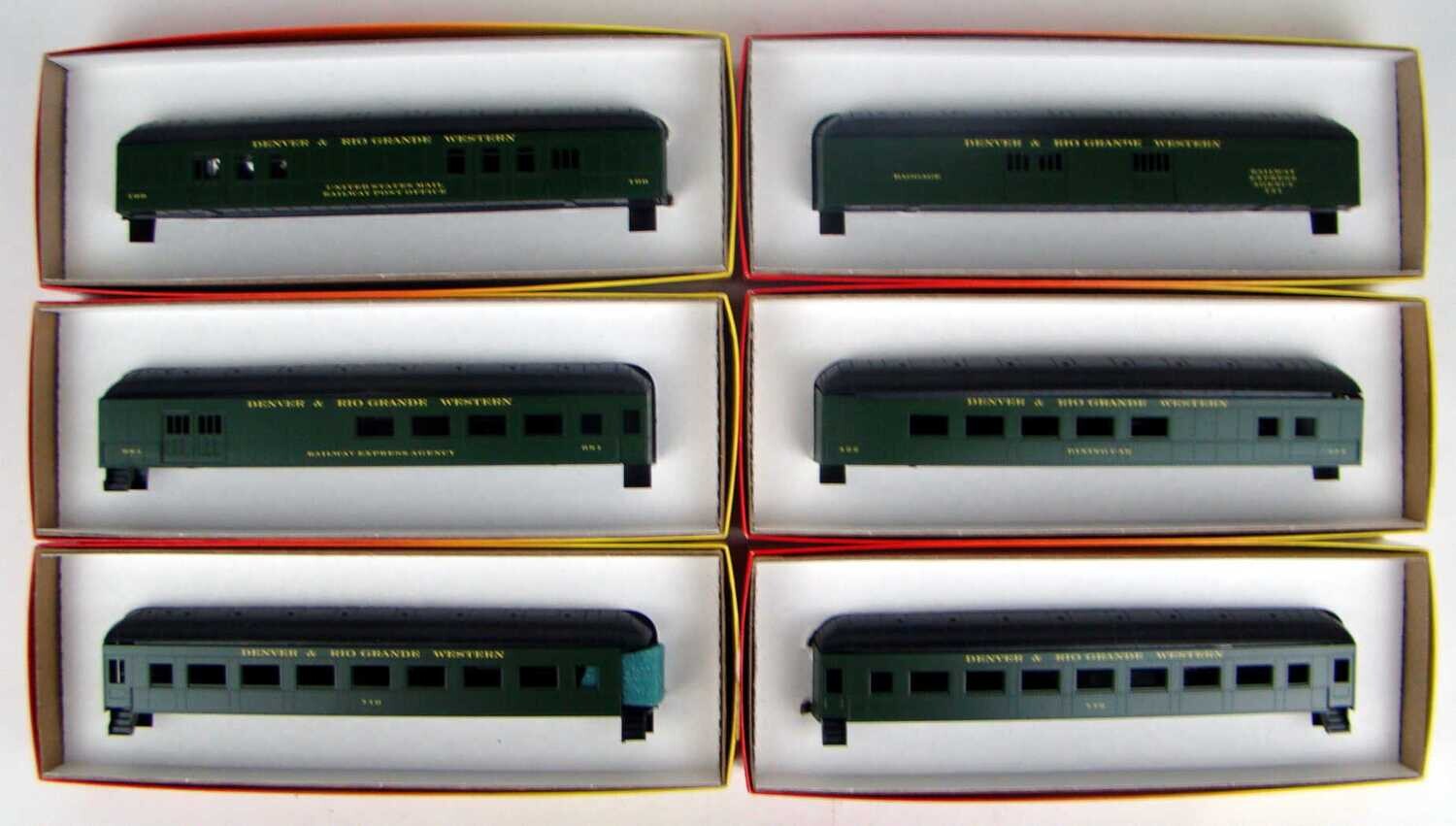 Vintage Roundhouse RH62206270 6 Car D&RGW 60' Harriman ArchRoof Kit