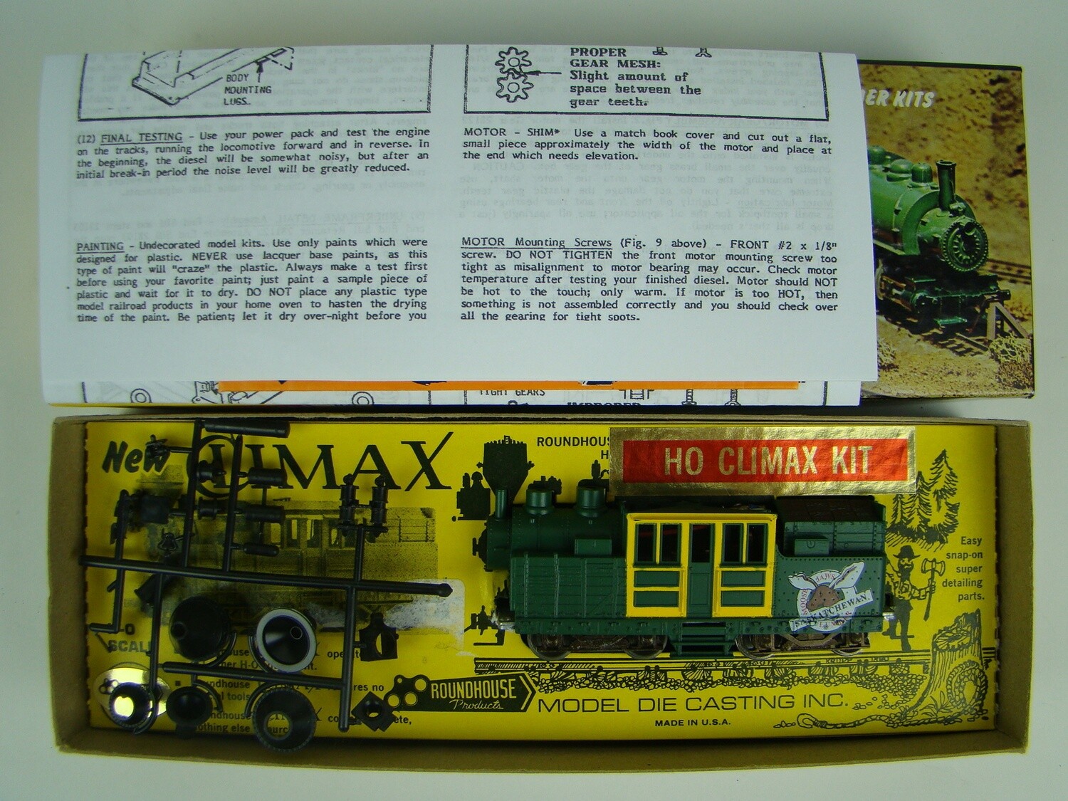 Roundhouse 2773 Moose Jaws Lumber Climax Kit w/Universal