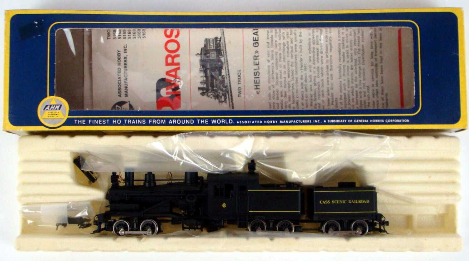 AHM516902 Premier Production Run Cass Scenic Railway 3Truck Heisler