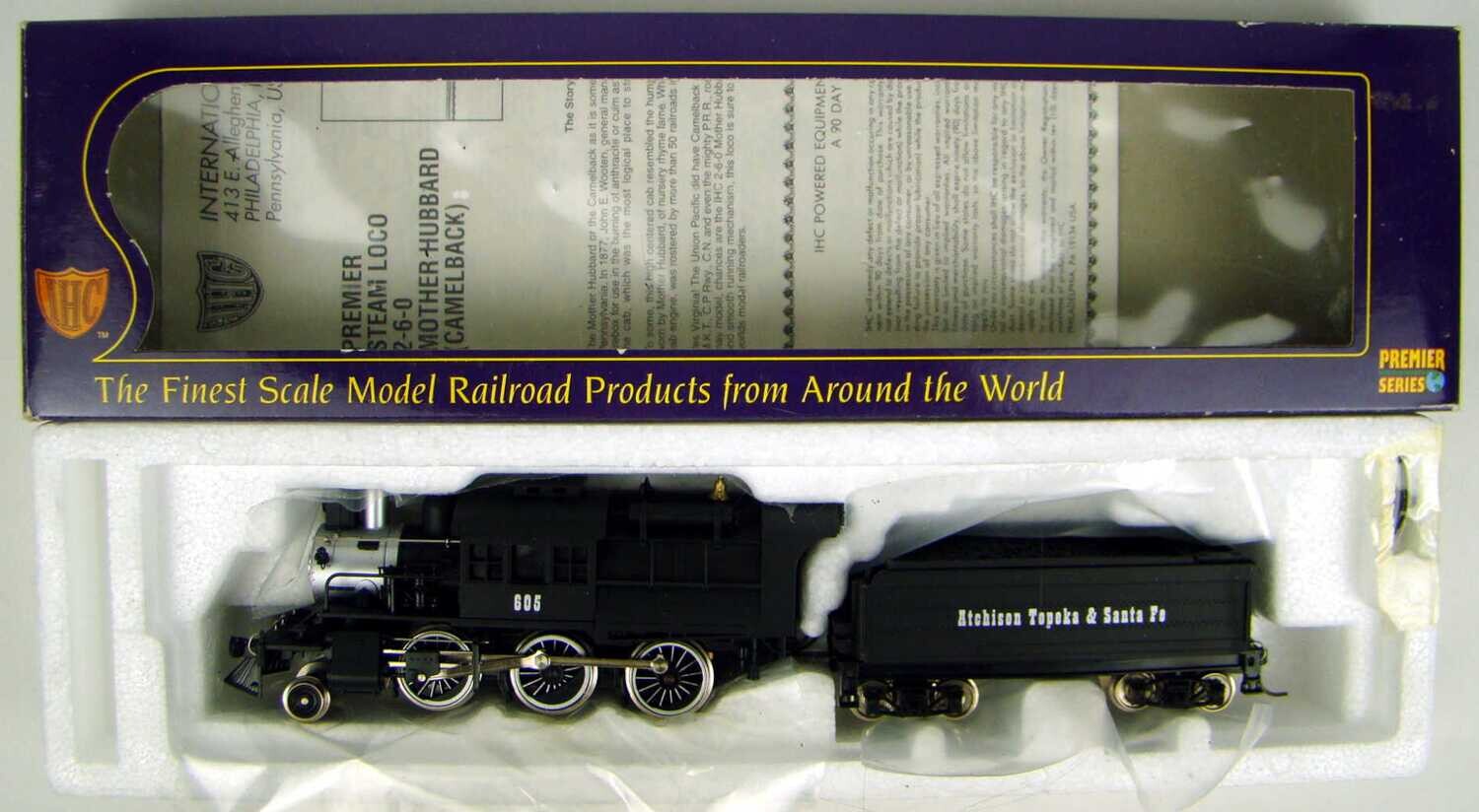 IHC Premier IHC23152 AT&SF 260 Camelback 605 HO Scale