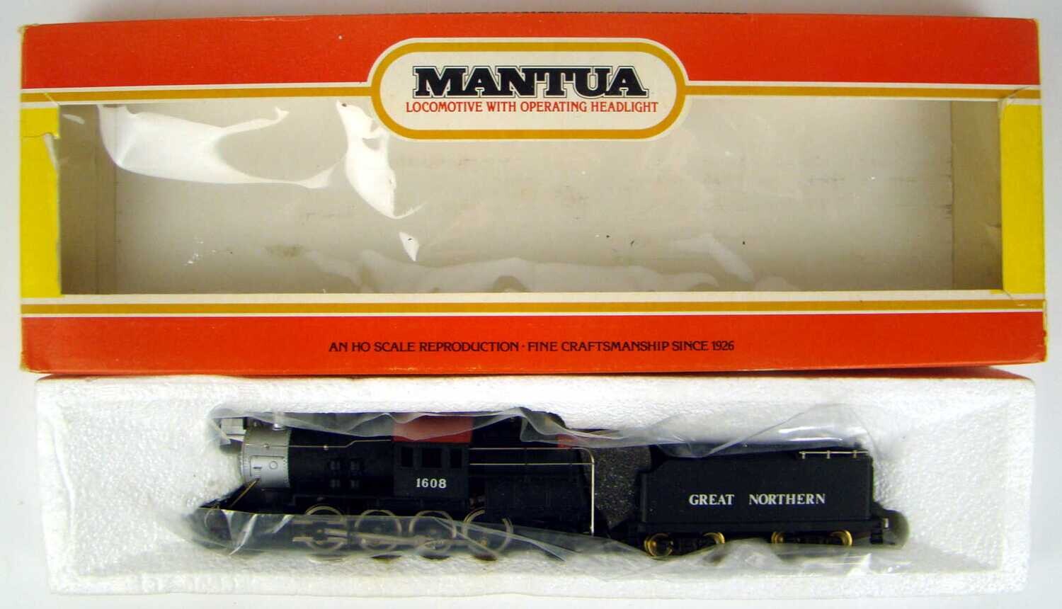 Mantua 32261 Great Northern 282 Camelback 1608 HO Scale