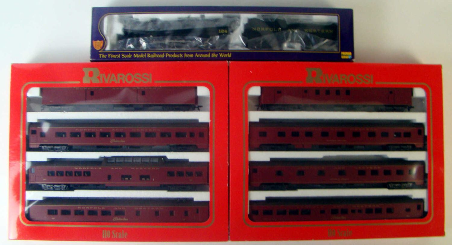 RIVAROSSI Et 9587/8/9 - Lot De 3 Voitures Voyageurs USA  Chicago