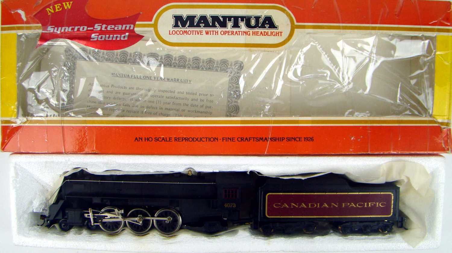 Mantua 32880 CP 462 Pacific with SyncroSteam Sound HO Scale