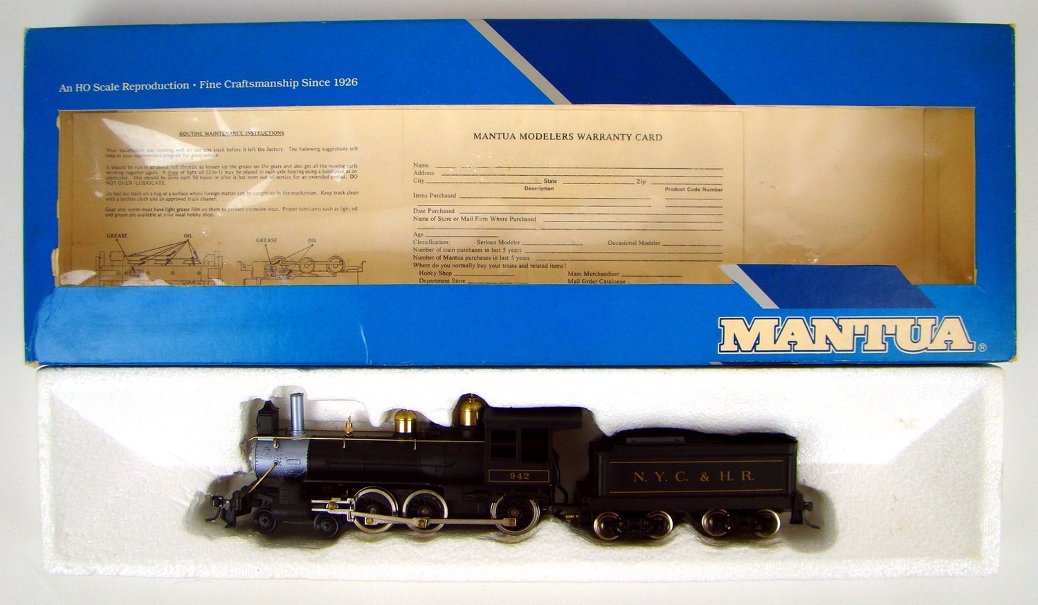 Mantua 308022 Rogers NYC&HR 460 Ten Wheeler "Dixie Bell"
