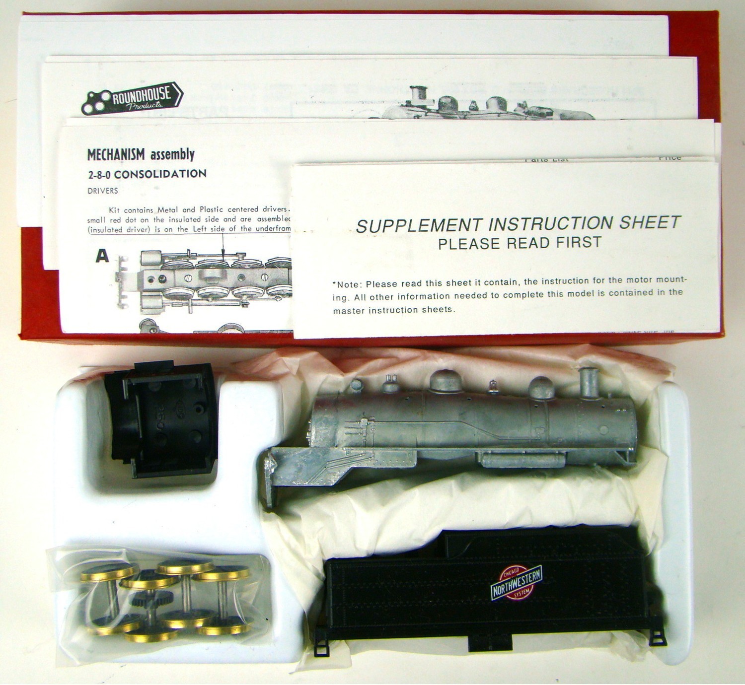 Roundhouse 471 C&NW 280 (Early) Consolidation w/Can Motor