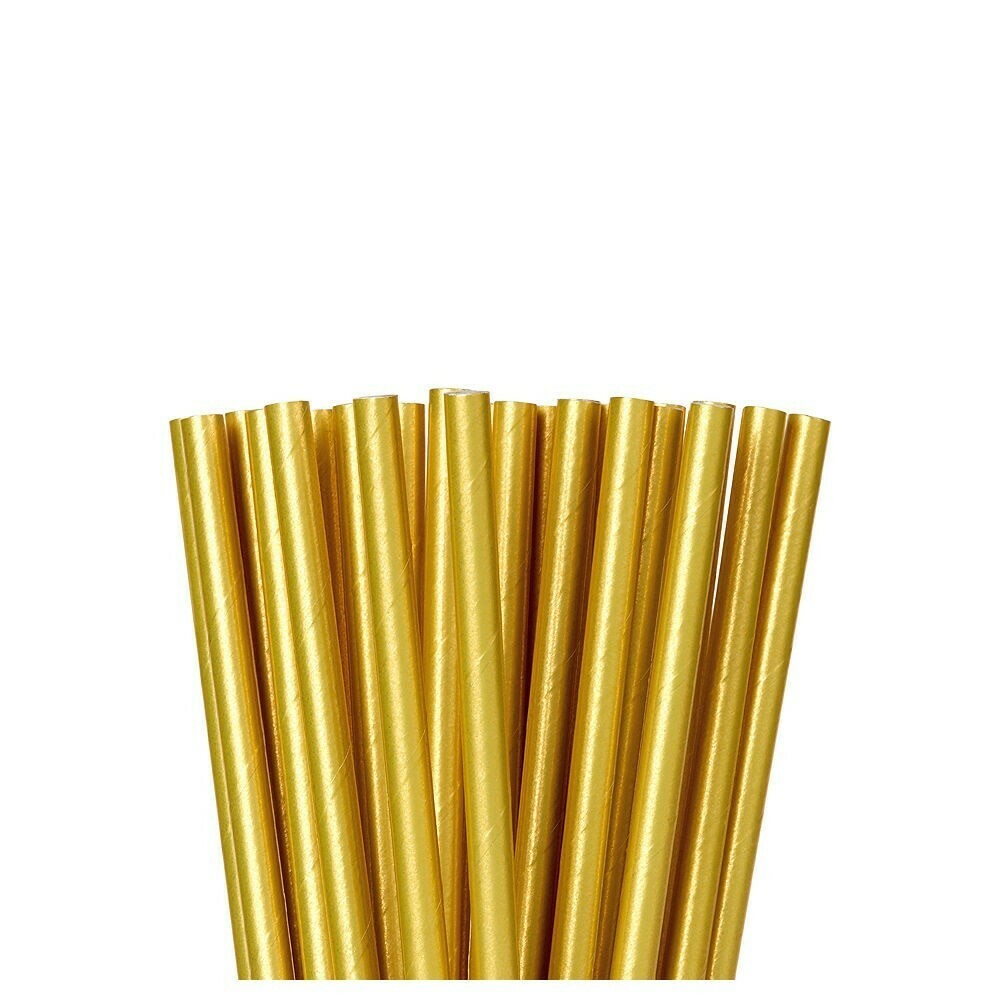 Paper Straw Solid Gold 24ct