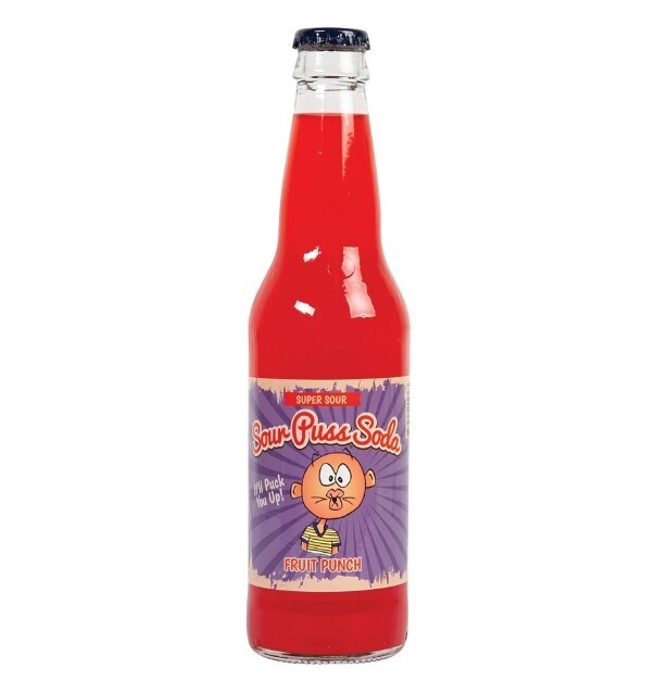 Sour Puss Soda Fruit Punch 12fl oz