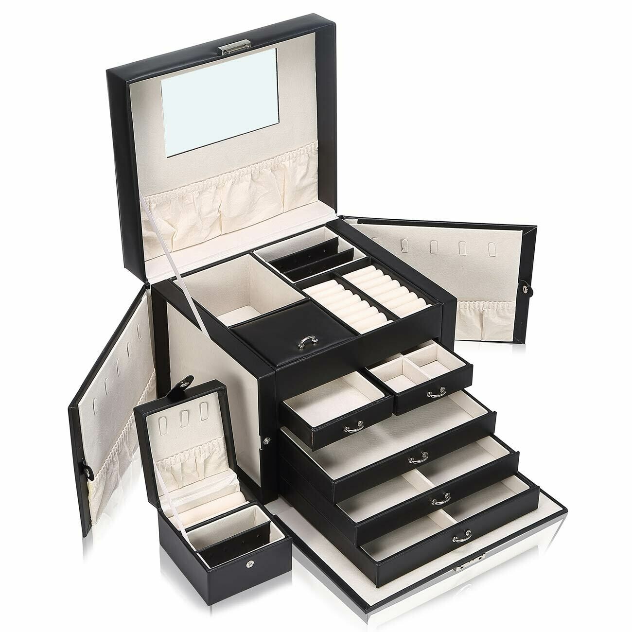 Makika Schmuckaufbewahrung / Schmuckkästchen mit Schloss und